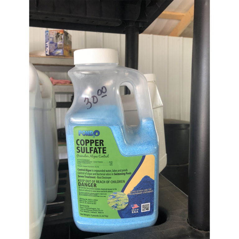 Copper Sulfate Granular Algae Control Fenders Fish Hatchery