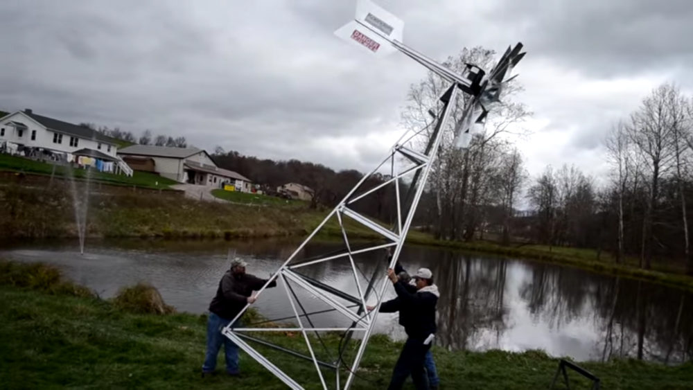 Koenders Windmill Assembly Fenders Fish Hatchery