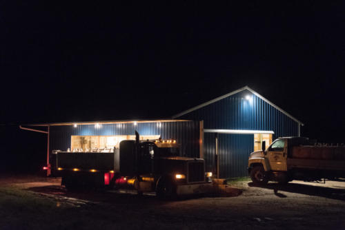 Fenders Fish Hatchery Building in Early Morning